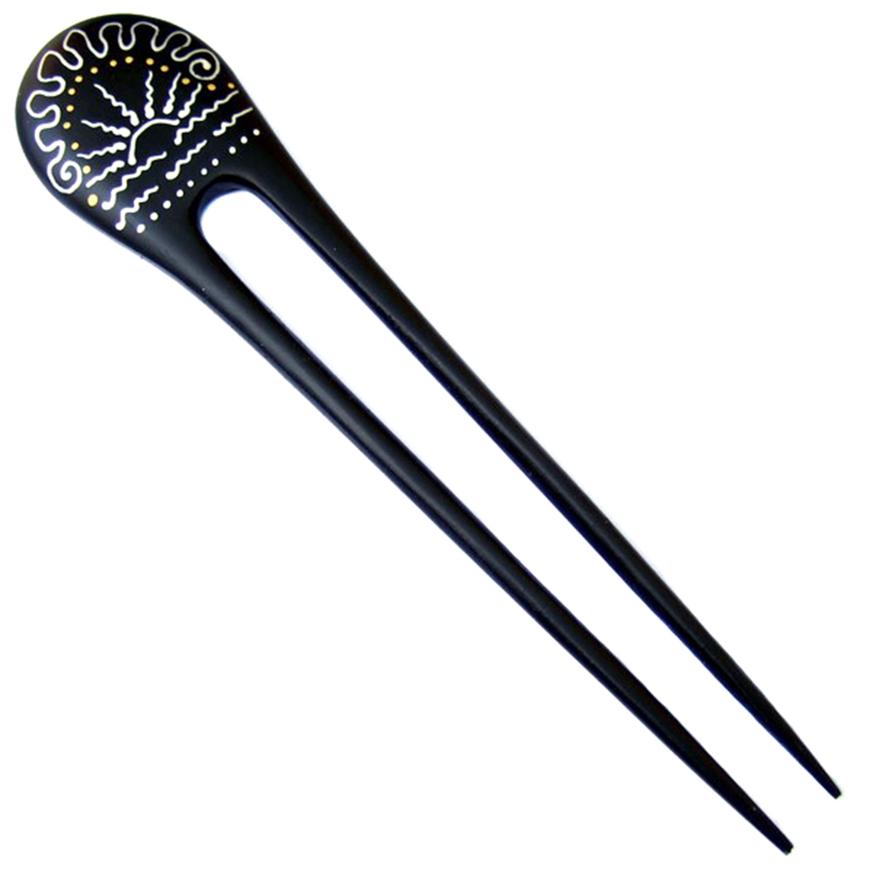 Exclusive Haarnadel Holz Maori Design Wood Hairpin HN85