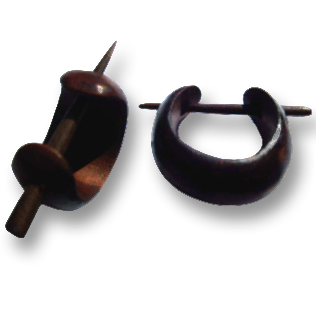 Ohrringe Goa Creolen Holz Wood Piercing Schmuck ER018 eBay