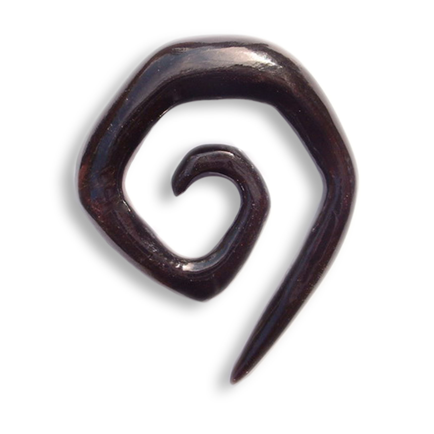 10-12mm Tribal Dehnungsspirale Horn Tunnel Piercing 131. Bitte warten